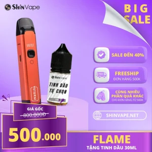 Combo Flame 25W Pod Kit - Kèm Tinh Dầu