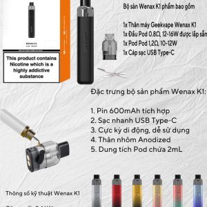 Wenax K1 Pod Kit by GEEKVAPE